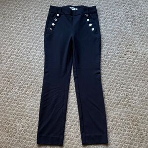 White House Black Market Button-Accent Stretch Pants